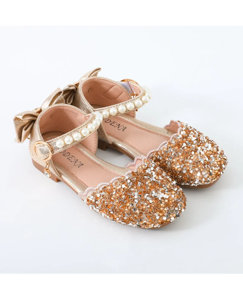 مارك وميا مارك وميا أحذية حفلات مزينة باللؤلؤ - وردي